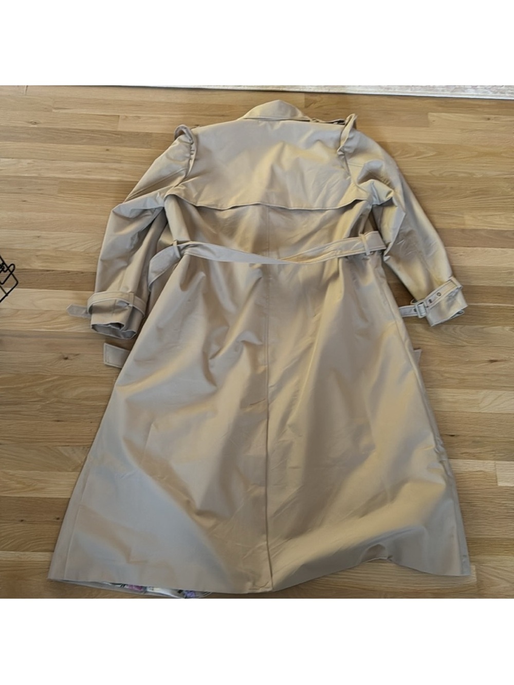 GAP x Love Shack Fancy Beige Trench Coat - Picture 3 of 6